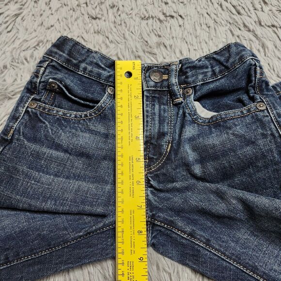 Gap Kids Girls‎ Jeans Size 6 Regular Slim Straight Leg Cotton Blue Denim Faded - Picture 6 of 12